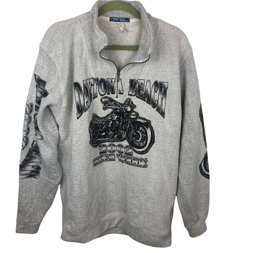 Daytona beach biker motorcycle sweatshirt 2002